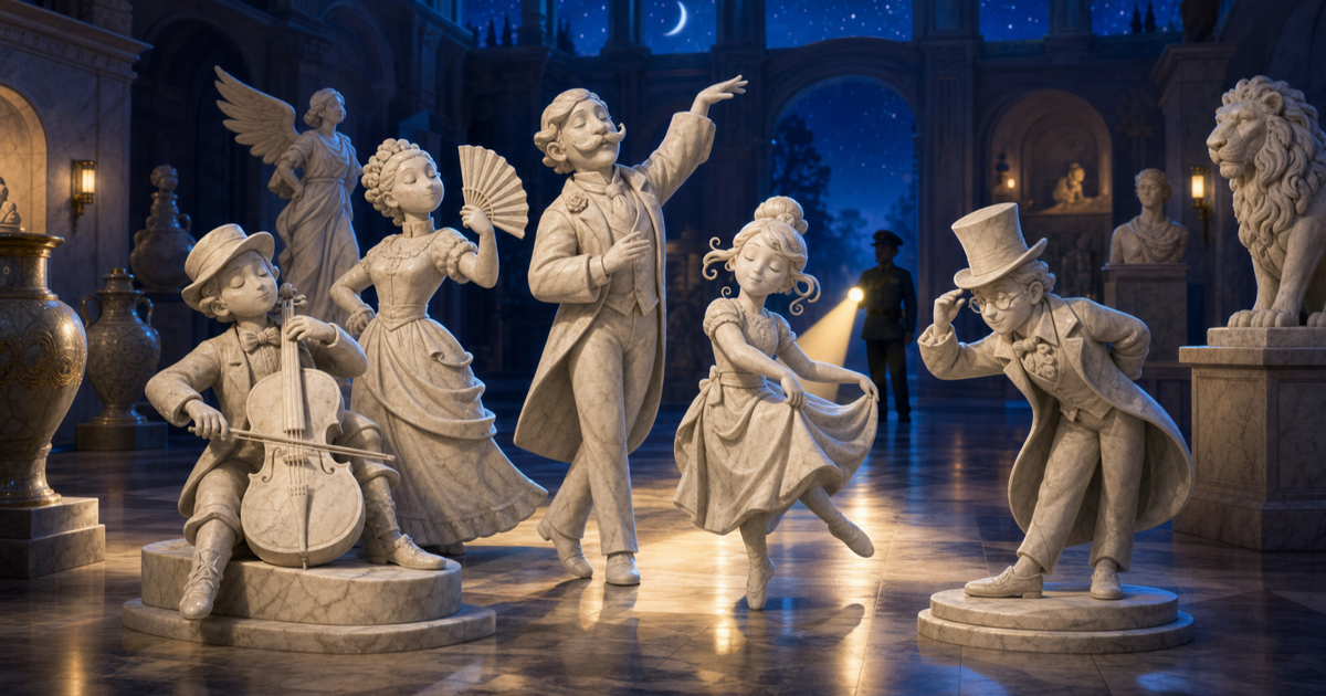 Museum Statues game art